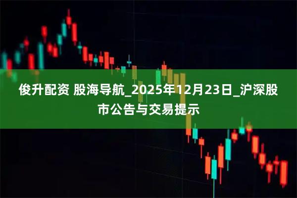 俊升配资 股海导航_2025年12月23日_沪深股市公告与交易提示